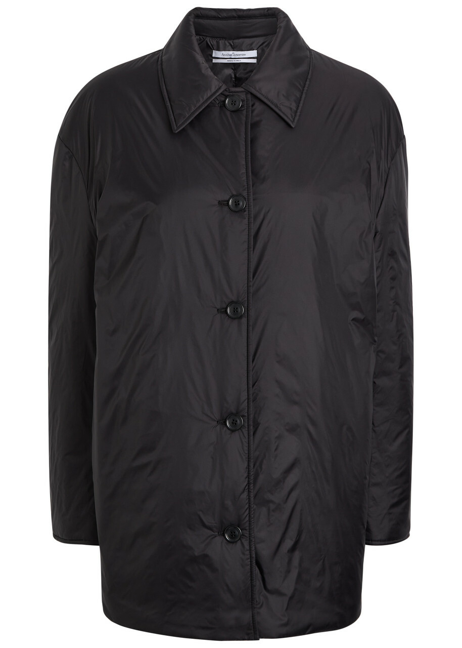 Another Tomorrow Padded Shell Jacket Black
