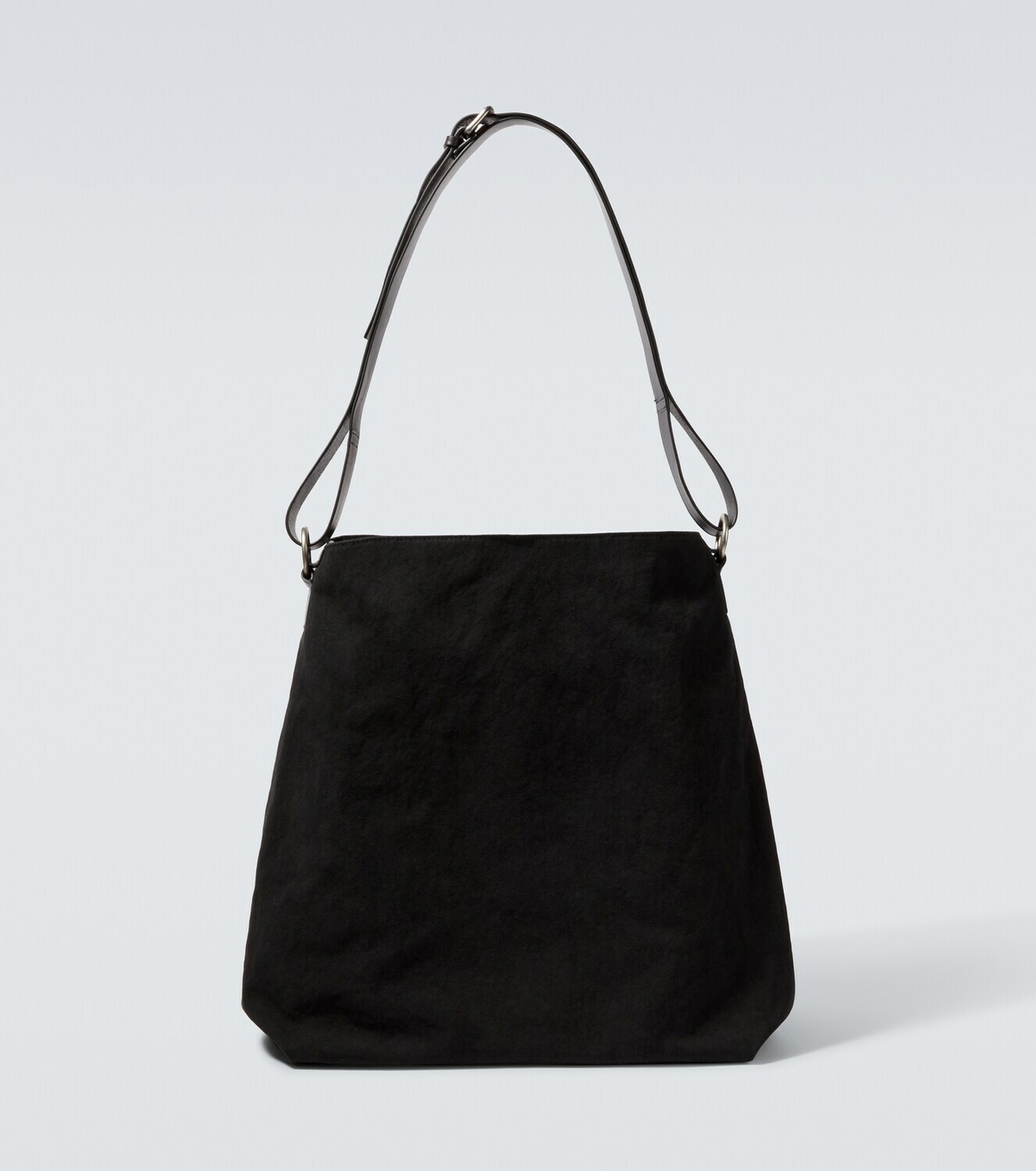 Dries Van Noten Leather-trimmed canvas shoulder bag