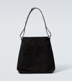 Dries Van Noten Leather-trimmed canvas shoulder bag