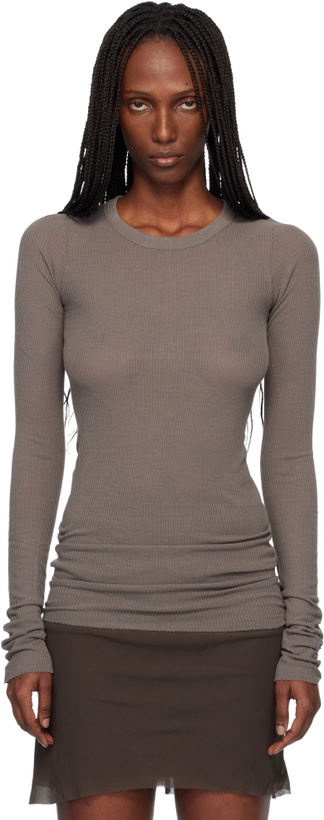 Photo: Rick Owens Gray Temple Rib LS T-shirt