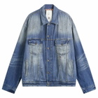 Acne Studios Men's Blue Trafalgar Denim Jacket in Mid Blue