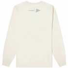 Adidas Terrex x and wander Long Sleeve T-Shirt in Non-Dyed