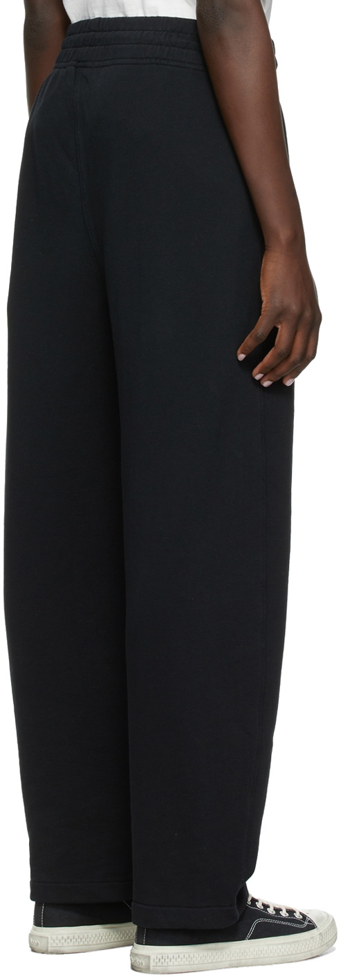 AGOLDE Black 80s Bow Leg Lounge Pants