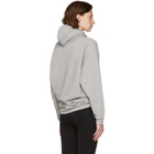 Balenciaga Grey Femme Fatale Headscarf Hoodie