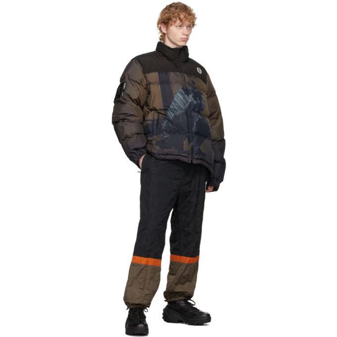 UNDERCOVER THRONE OF BLOOD ダウンジャケット Undercover Black Down Throne of Blood Graphic Puffer Jacket
