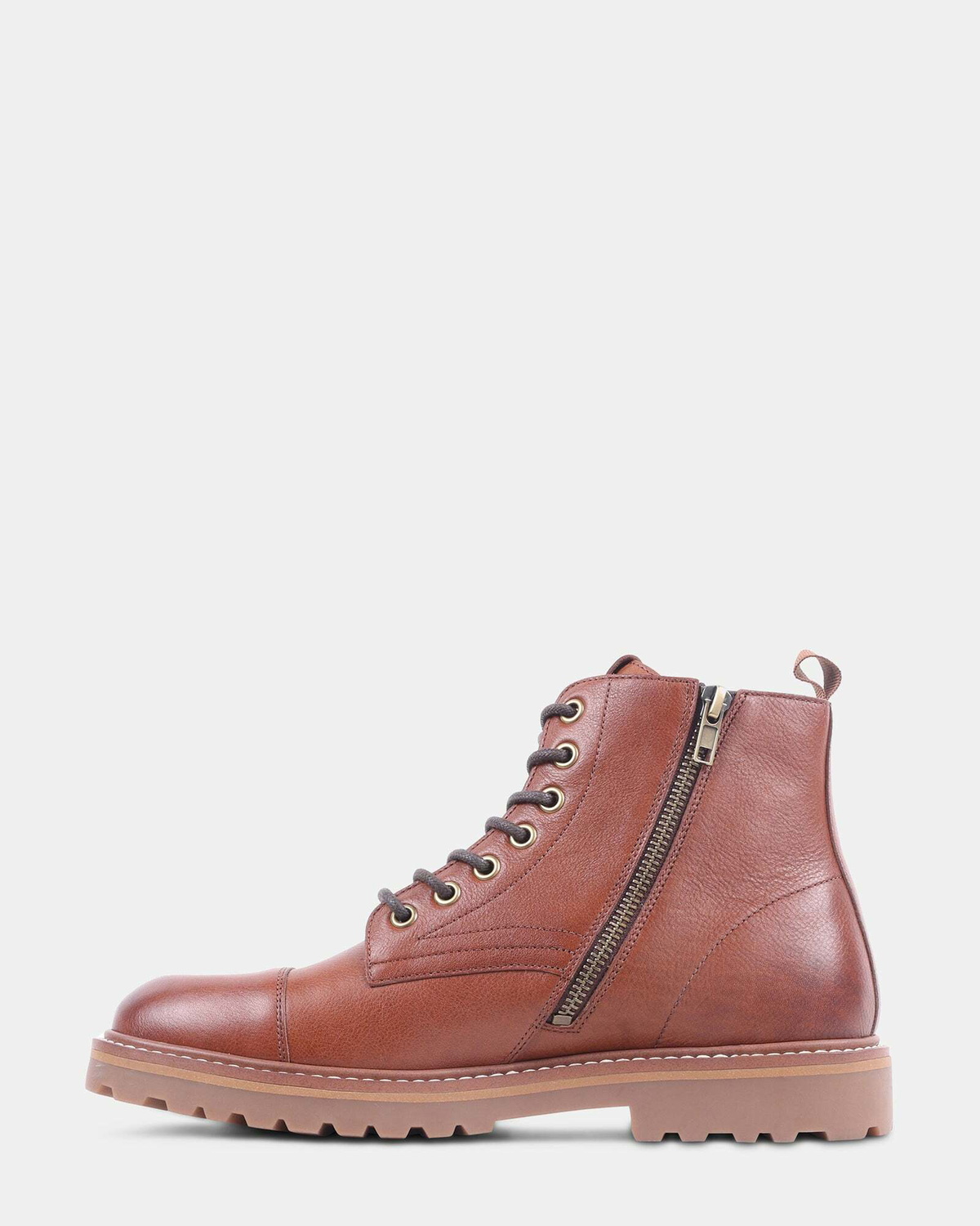 Steve Madden Uggo Boots in Cognac