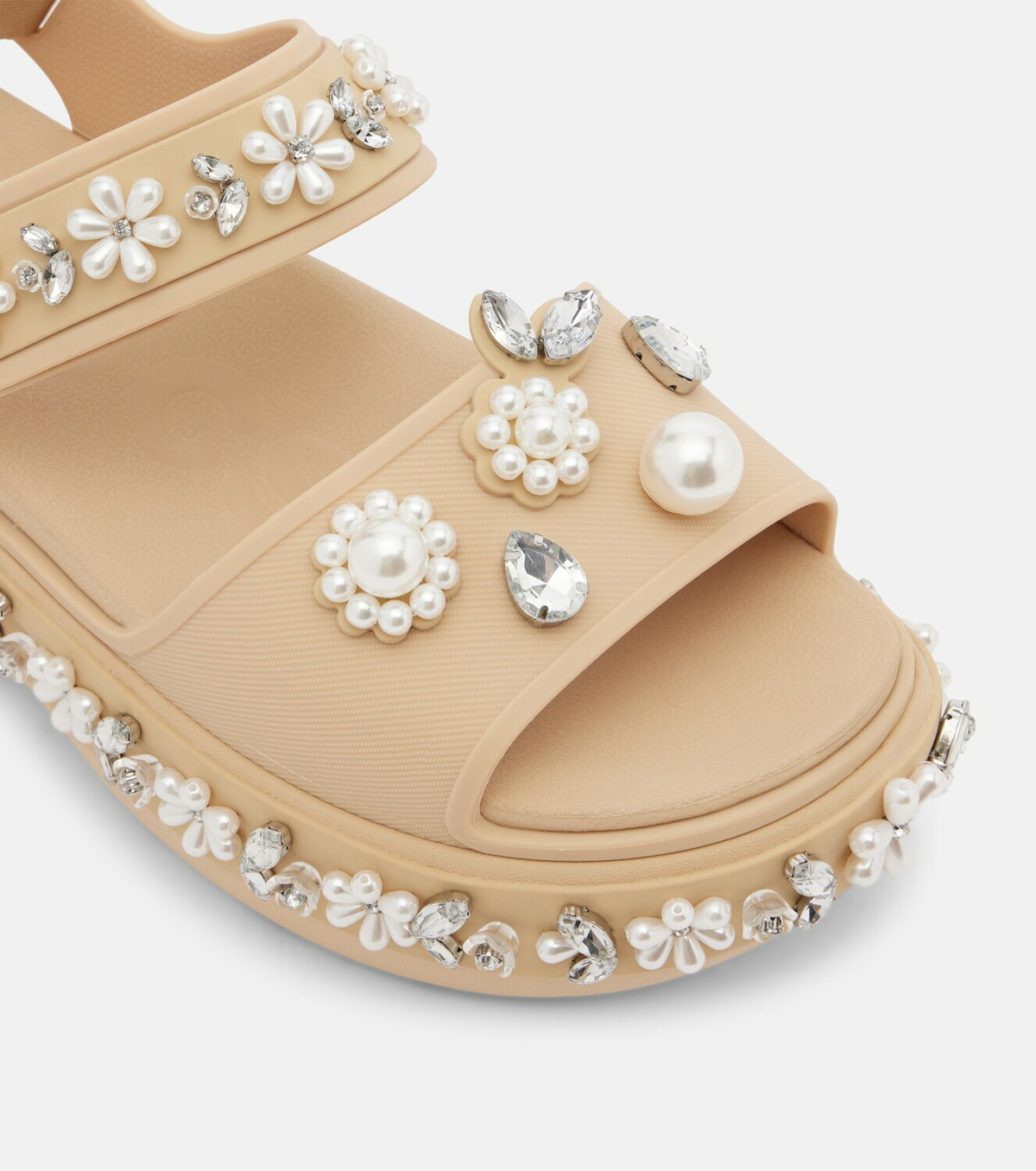 Simone Rocha x Crocs embellished platform sandals