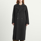 Auralee Women's Mosser Chesterfield Coat in Black