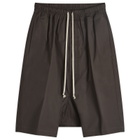 Rick Owens Men's Rick's Pod Shorts in Dark Dust