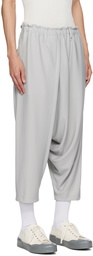 132 5. ISSEY MIYAKE Gray Basic Trousers