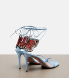 Aquazzura Papillon D'Amour embellished sandals