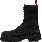 424 Black Canvas X Boots