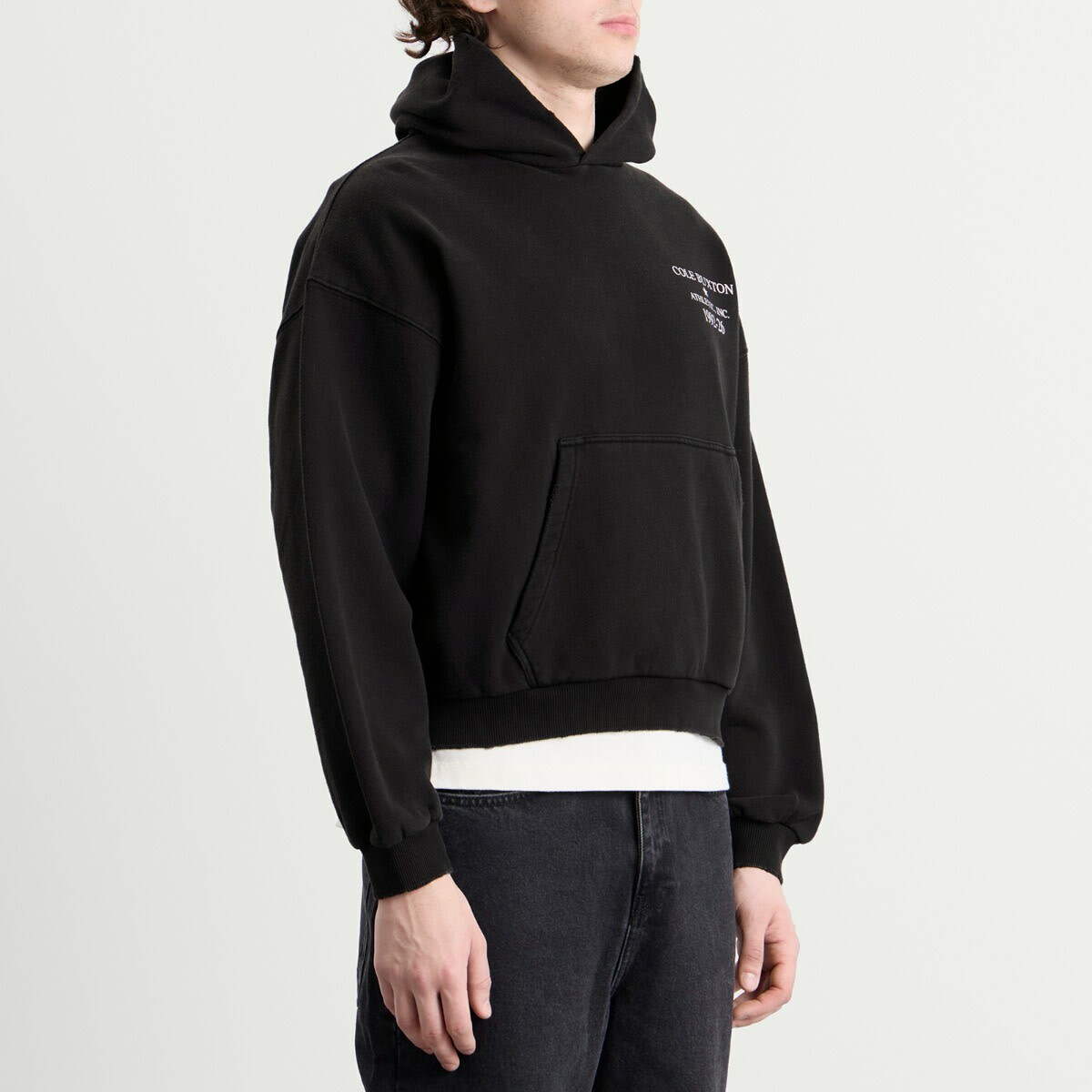 Cole Buxton Men's Athletic Inc Hoodie in Vintage Black