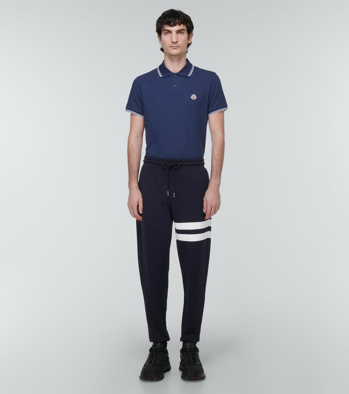 Moncler - Cotton polo shirt Moncler