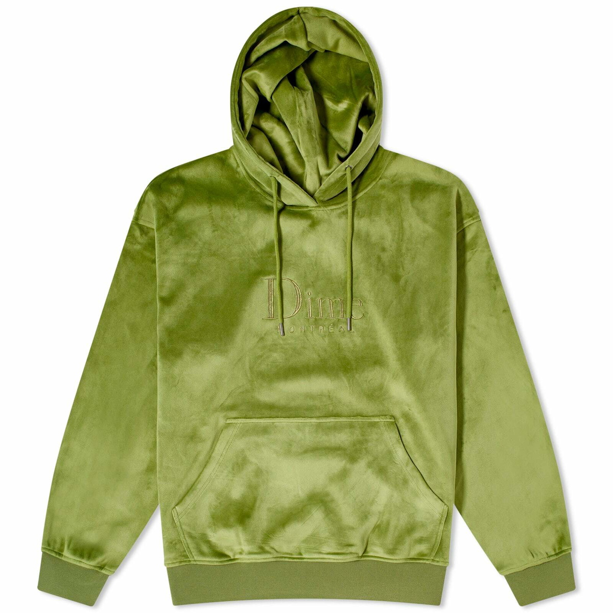 【DIME】Classic Velour Hoodie 2Colors Dime Men's Classic Logo Velour Hoodie in Cedar Dime