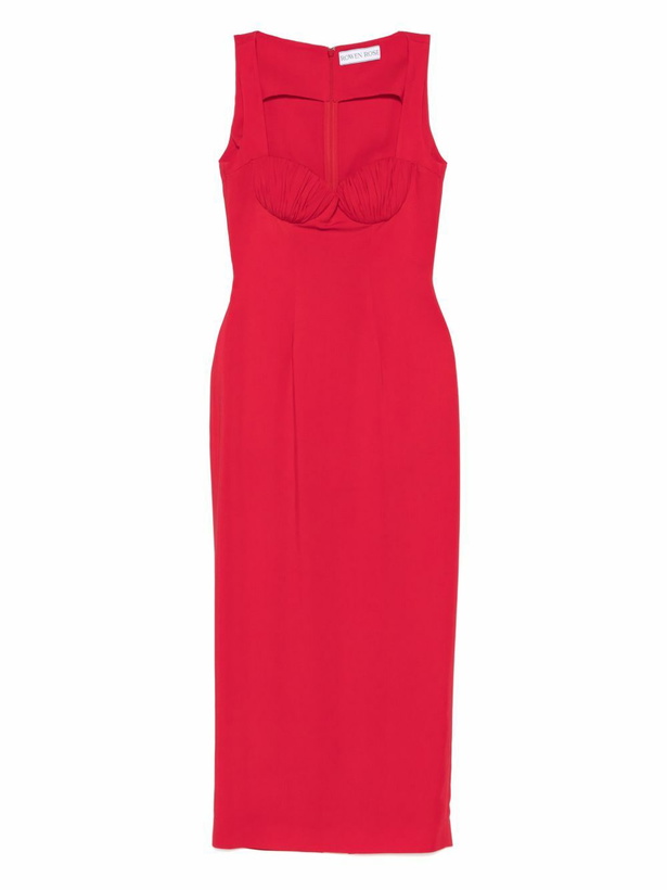 Photo: Rowen Rose Gathered-Detail Maxi Dress