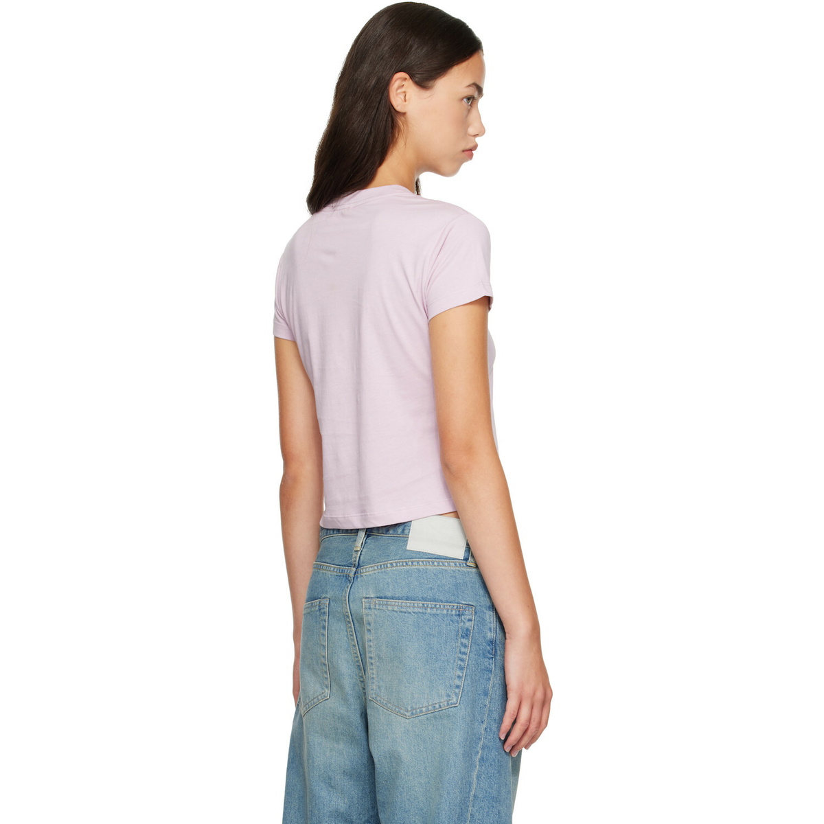 A.P.C. Pink Vintage Camping Logo T-shirt