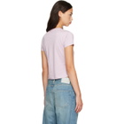 A.P.C. Pink Vintage Camping Logo T-shirt