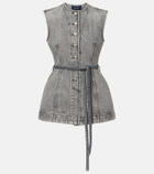 Sportmax Orli denim vest