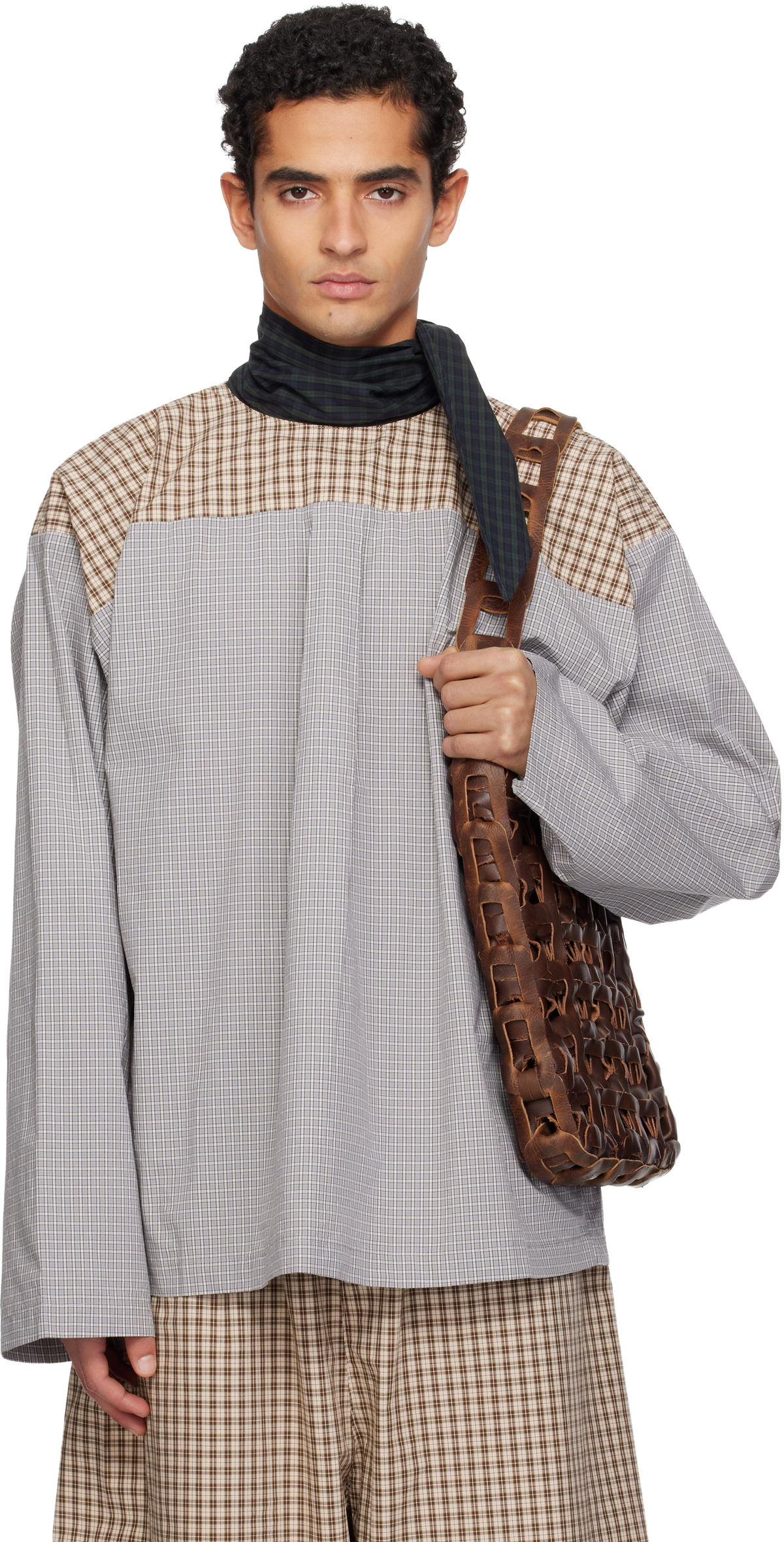 SC103 Gray Compass Shirt