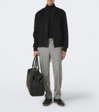 Zegna Wool, silk, and cashmere straight pants