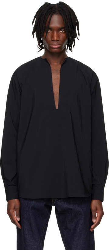 Photo: RAINMAKER KYOTO Black Skipper Shirt
