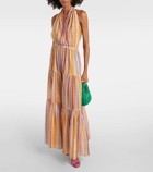 Missoni Zigzag cotton and silk maxi dress
