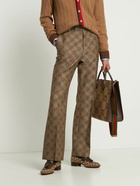 GUCCI - Maxi Horsebit Cotton Blend Pants