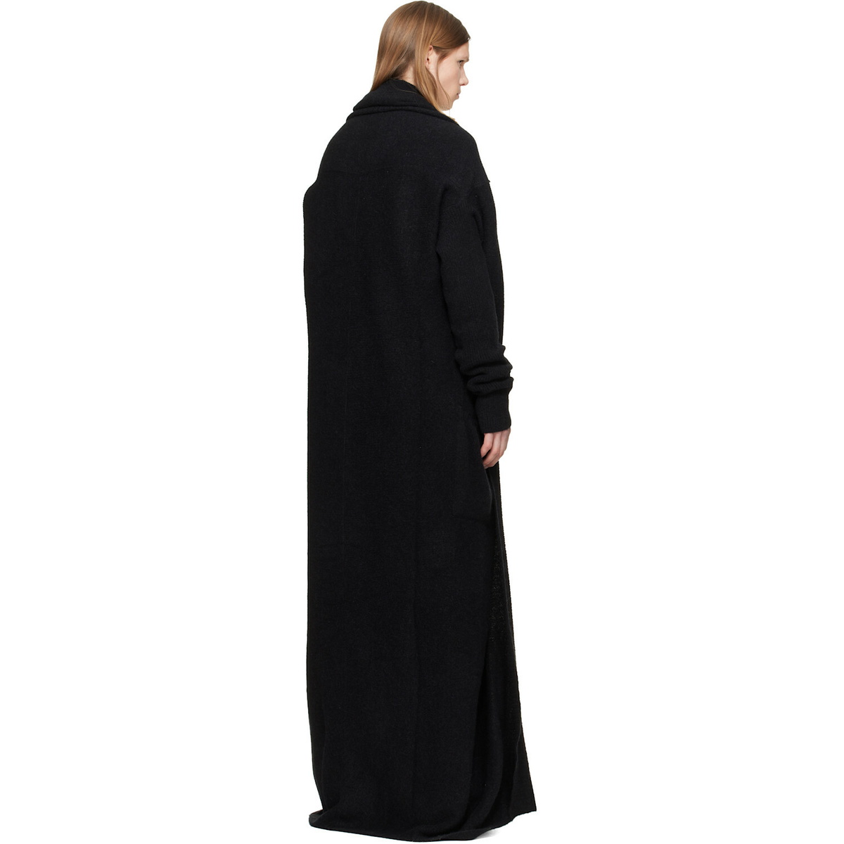 Rick Owens Black Tower Dafne Robe Cardigan