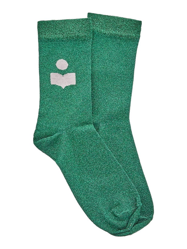 Photo: Isabel Marant Lurex Logo Socks