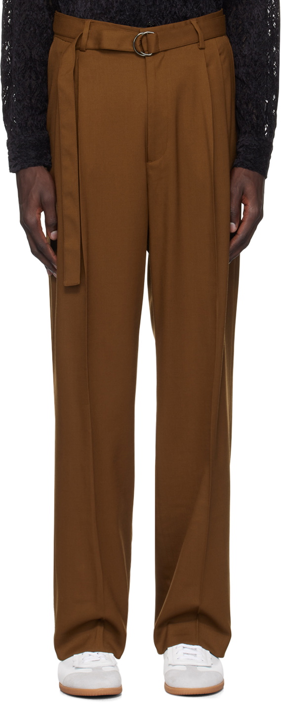 CMMN SWDN Black Otto Wide Leg Trousers CMMN SWDN