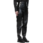 Dunhill Black Eel Tapered Trousers