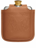 Ralph Lauren Home Brown Garrett Leather Flask