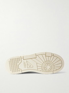 Autry - CLC Mesh-Trimmed Brushed-Suede Sneakers - Neutrals