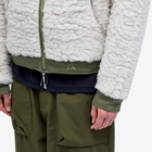 ROA Men's Heavy Furry Fleece Jacket in Silver Sage