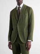 Boglioli - Stretch Cotton-Twill Suit Jacket - Green