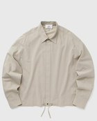 Ami Paris Drawstring Shirt Beige - Mens - Windbreaker