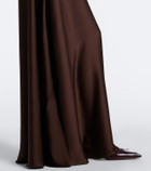 Simkhai Paola knitted satin gown
