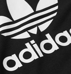 ADIDAS ORIGINALS - Logo-Print Cotton-Jersey T-Shirt - Black