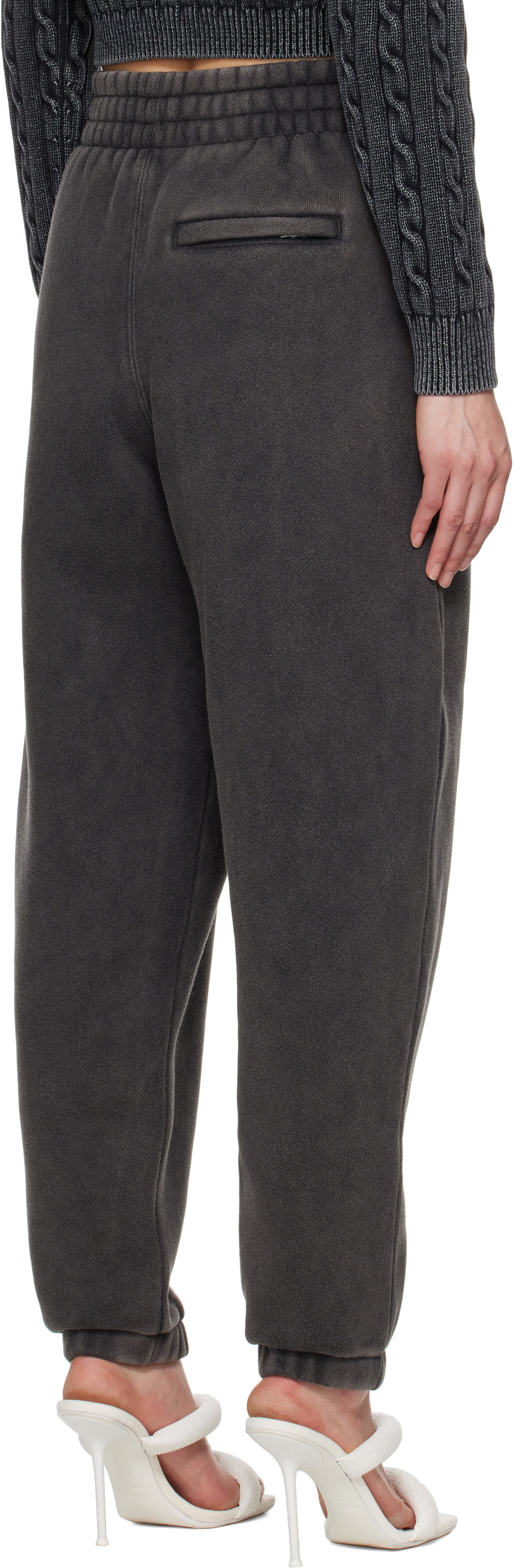 alexanderwang.t Black Logo Lounge Pants