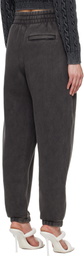 alexanderwang.t Black Logo Lounge Pants