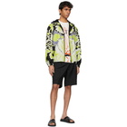 Valentino White World Arazzo Print Windbreaker Jacket