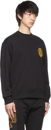 Versace Jeans Couture Black Cotton Sweatshirt