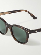 MONTBLANC EYEWEAR - Snowcap D-Frame Tortoiseshell Acetate Sunglasses