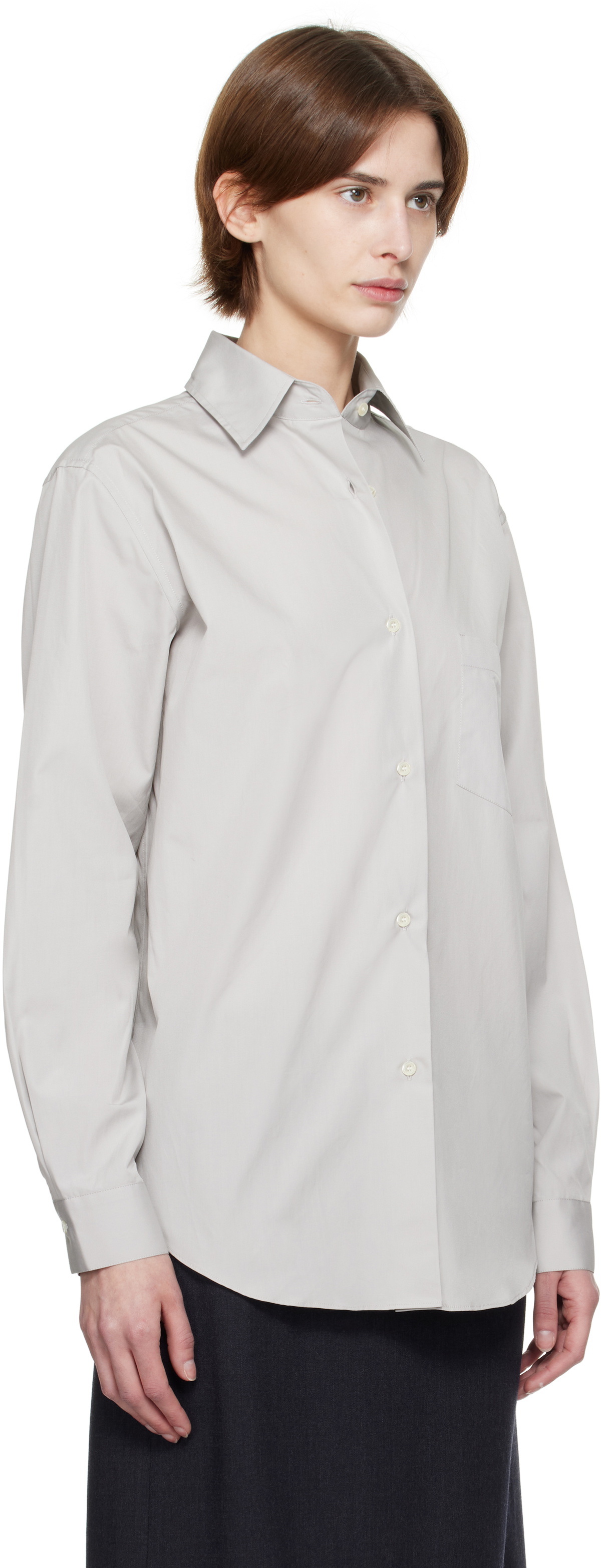 FLORE FLORE Gray Zoë Shirt