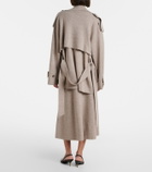 Jardin des Orangers Wool and cashmere midi skirt