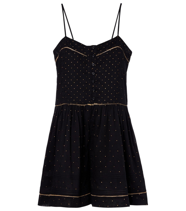 Photo: Marant Etoile Vickie polka-dot cotton romper