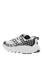 Hoka speedgoat Black And White Low Top Sneakers With Geometric Motif In Tech Fabric Unisex