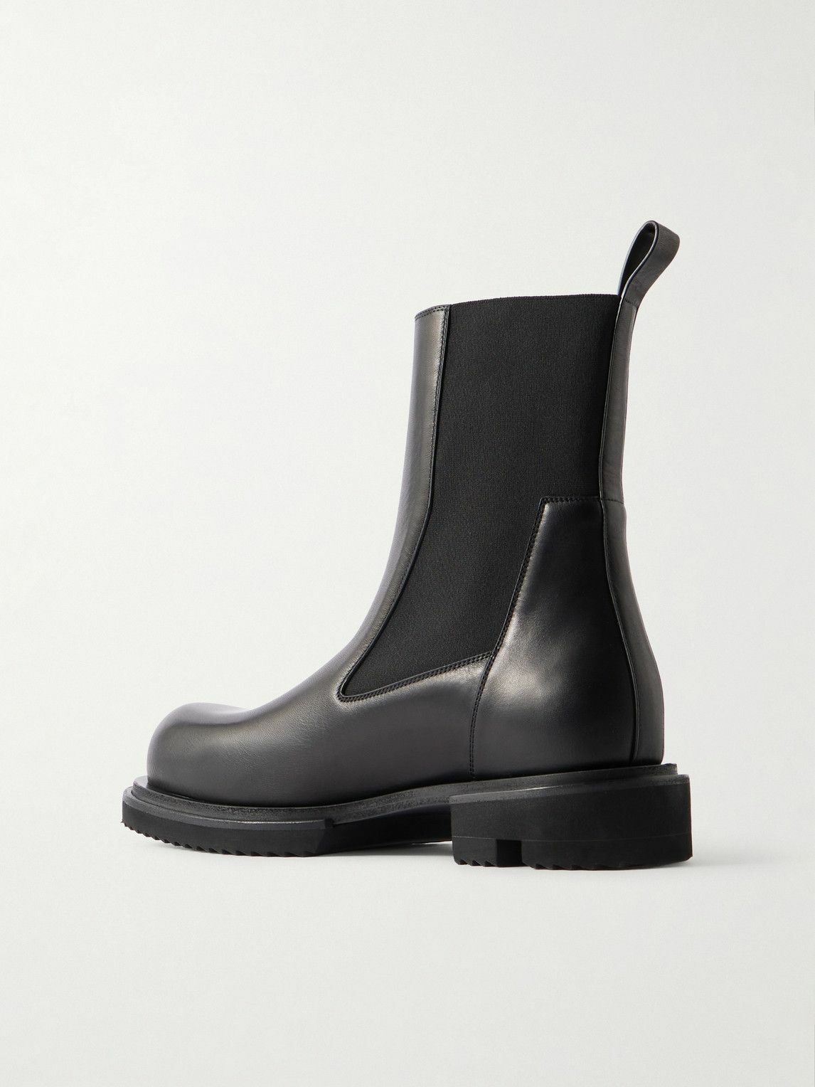 Rick Owens - Beatle Gabe Leather Chelsea Boots - Black