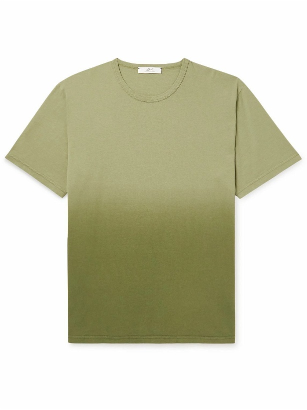 Photo: Mr P. - Degradé Cotton-Jersey T-Shirt - Green